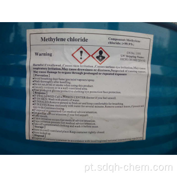 MDC Cloreto de metileno de alta qualidade 99,9% solvente químico